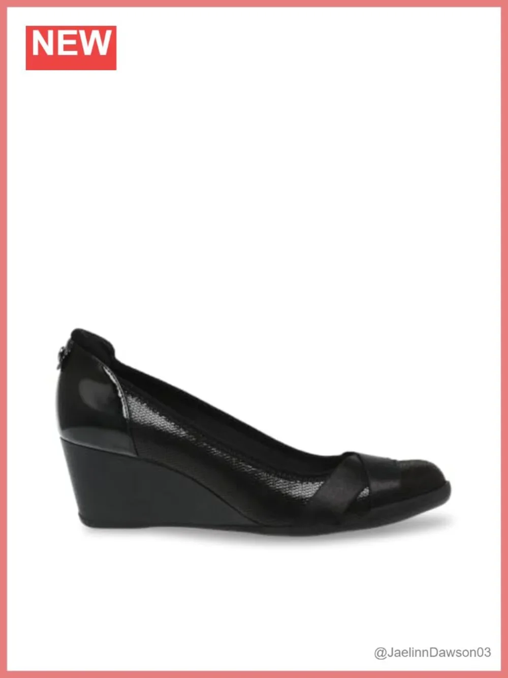 Anne Klein Wedge Heel Shoes Slip-On Lightweight